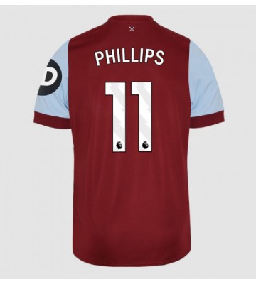 West Ham United Kalvin Phillips #11 Replika Hjemmebanetrøje 2023-24 Kortærmet